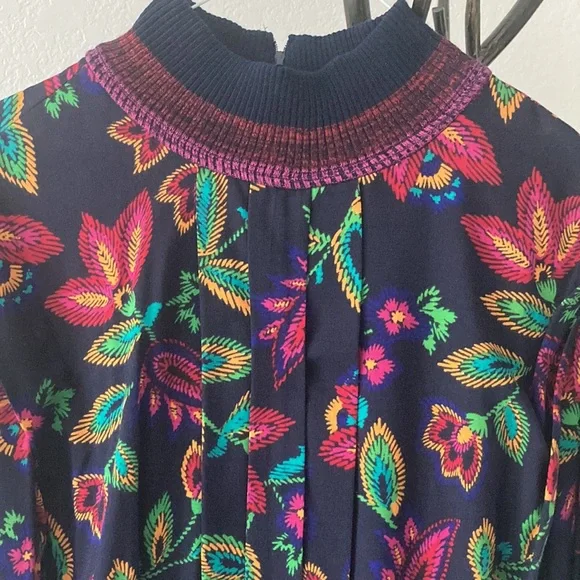 Leslie Fay Collection Vintage New Top & Skirt Floral Design Size 18